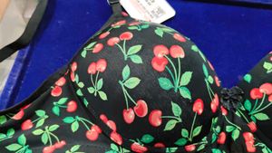 Cute Cherry Print Bra &amp; Panty Set