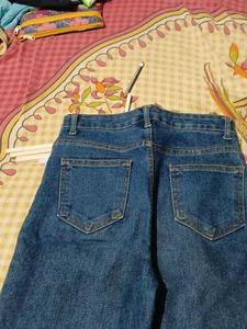blue denim jeans