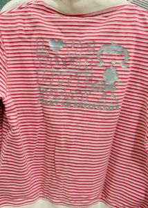 Striped Zip-Up Jacket size (M)