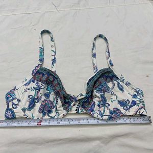 🪔 Boho Floral Print Bikini Top