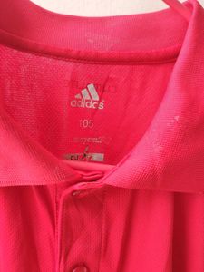 Adidas Pink Polo T-Shirt