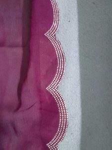 Elegant Purple saree with Border