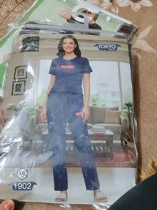 Comfy Navy Blue Pyjama Set