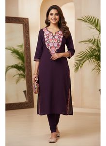 Elegant Embroidered Kurta