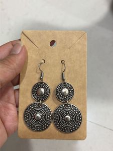 Brand new Boho Double Layer Round Earrings
