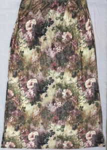 Vintage Floral Maxi Skirt