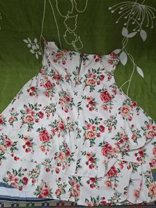 Floral Print Fit &amp; Flare Dress