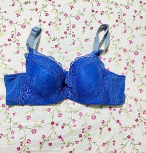 Beautiful Blue Lace Bra