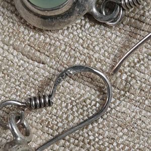 925 chalcedony dangler