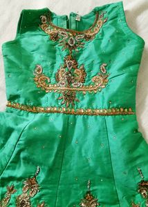 Kids Heavy  Zari Work Gown
