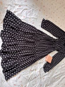 Black Polka Dot  Dress