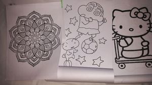 100 + Colouring Pages