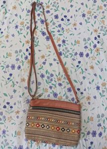 Boho Tribal Print Crossbody Bag