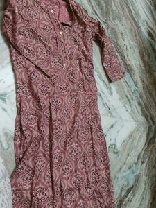 pink kurta set