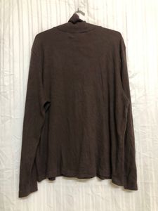 Allison Brittmey Brown Cotton T Shirt