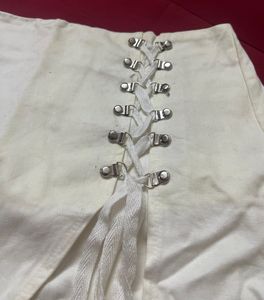 Cream Corset Style Blouse