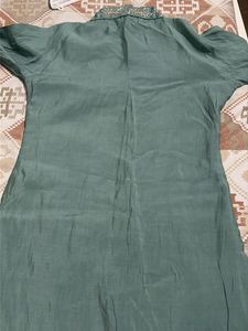 Elegant Beaded Neckline Kurta