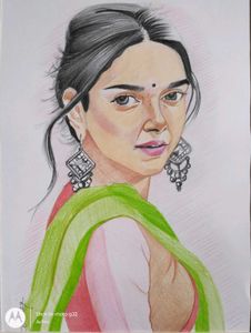 Framed Portrait Drawing