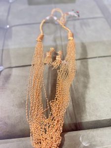 Elegant Beaded Necklace and Earring Set