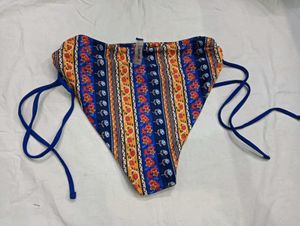 Boho Floral Print Bikini Bottoms 💚