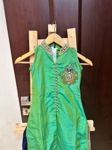Brand New Green &amp; Blue Kurta Set For girl