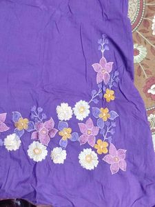 Elegant Floral Embroidered Kurta