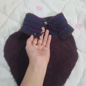 Adjustable Waist Cincher and hand made neck warmer