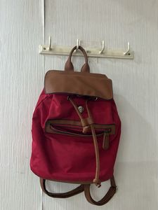 Stylish Red Backpack