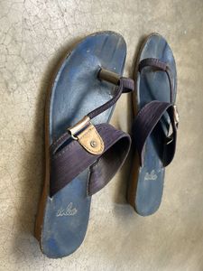 Blue Flip Flop Sandals