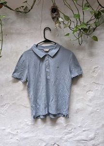 Light Blue Short Sleeve Polo Shirt