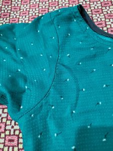 Teal Polka Dot Dress