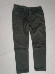 Dark green cotton pant