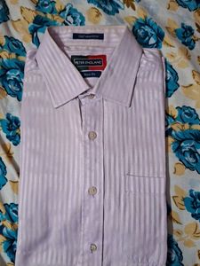 Peter England Shirt full purple..can fit 44 to 46