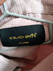 Black Spate Pink Textured Jacket