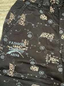 Riders Print Shorts