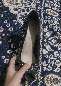 Sparkling Embellished Peep-Toe Heels