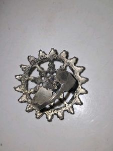 Oxidized Silver Statement Ring