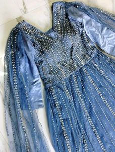 🔥😍last price updated Wedding Party Wear Gown ❤️