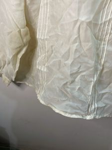 Sheer Lace Detail Vintage Blouse