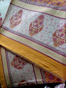Vibrant Floral Saree