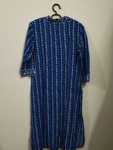Elegant Blue Printed Kurta