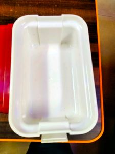Price Drop !!! Red White Storage Organiser
