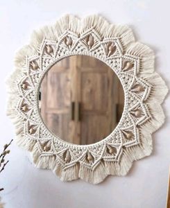 Macrame Wall Mirror