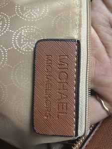 Michael Kors White Monogram Crossbody Bag