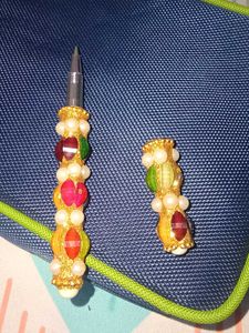 3 Unique Pen - Gun / car / meenar work