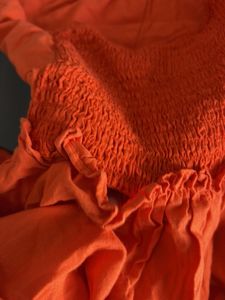 Vibrant Orange Halter Neck Mini Dress