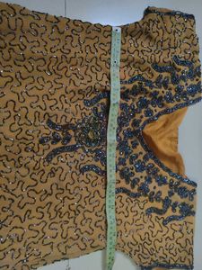 Y2K Inspired Embellished Yellow Ethnic top
