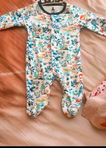 3brand New Rompers N Warmer Combo