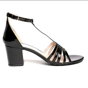 🆕 Black Patent Block Heels
