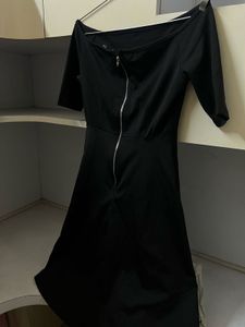 People Chic Black Off-Shoulder Dress - Size S